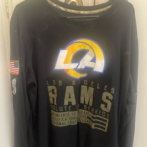 L.A rams Dri-fit salute to service long sleeve shirt